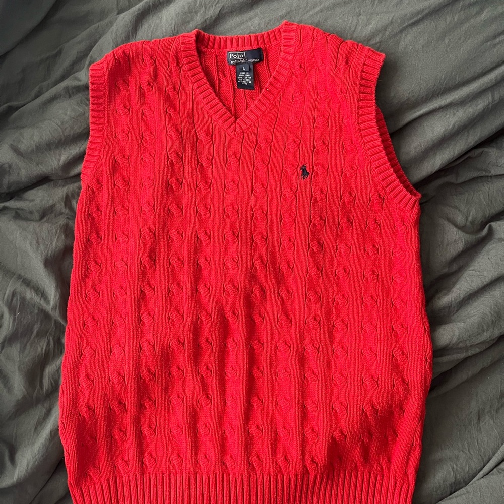 Polo Ralph Lauren Sweater Vest (Red)